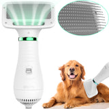 2-In-1 Pet Hair Dryer and Grooming Brush